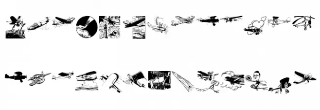 FlyingPioneers Schriftart Groß