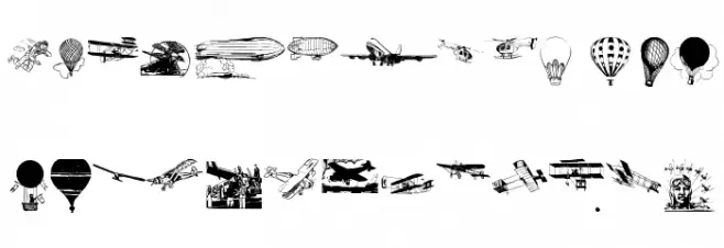 FlyingPioneers Caratteri MINUSCOLO