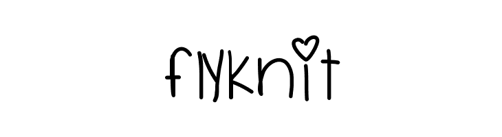 Flyknit Font
