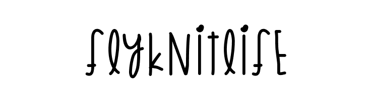FlyknitLife  免费字体下载