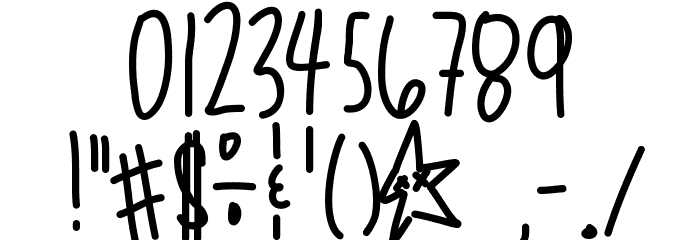 FlyknitLife Font OTHER CHARS
