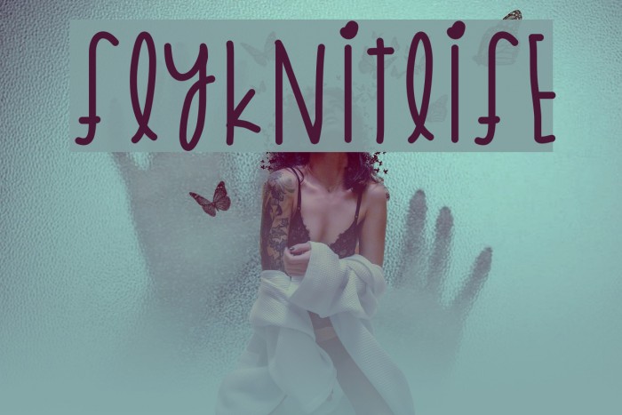 FlyknitLife Font examples