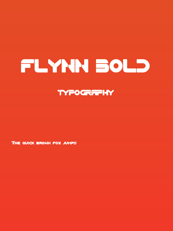 Flynn Bold Poster