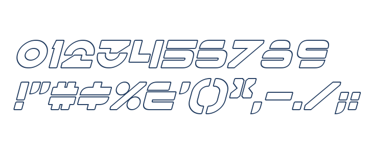 Flynn Hollow Italic Other Characters