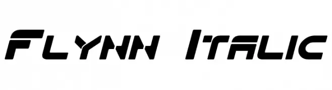 Flynn Italic  Frei Schriftart Herunterladen