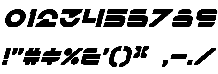 Flynn Italic Font OTHER CHARS