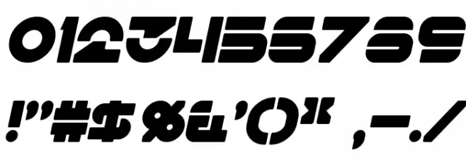 Flynn Italic Font OTHER CHARS