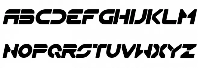Flynn Italic Fonte MAIÚSCULAS