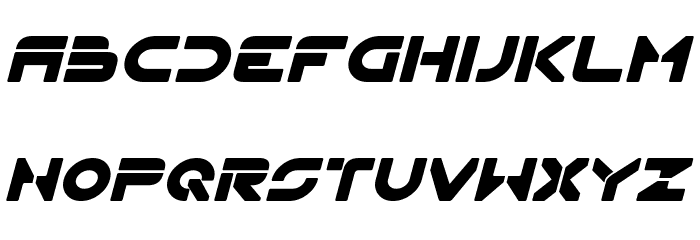 Flynn Italic Font LOWERCASE