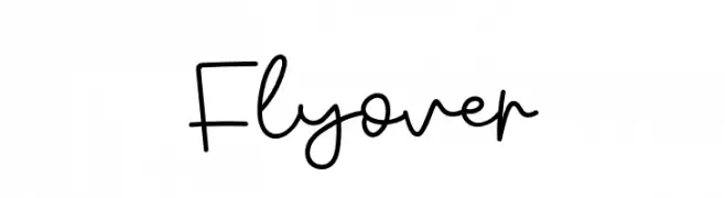Flyover  Frei Schriftart Herunterladen
