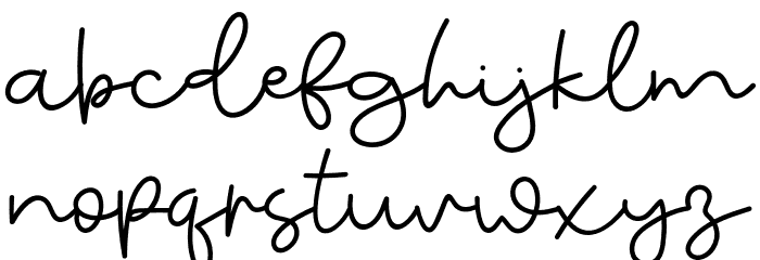 Flyover Font LOWERCASE