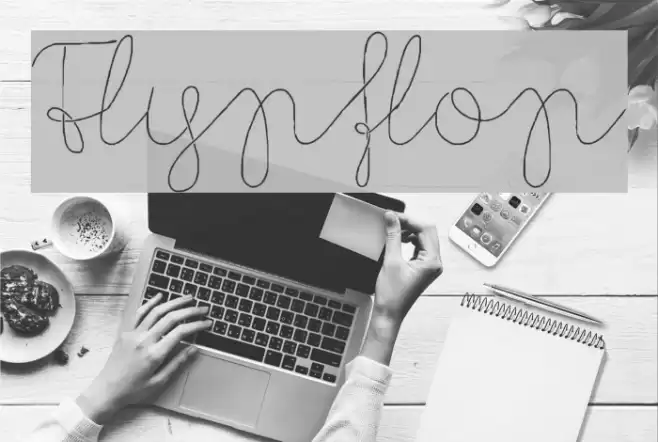 Flypflop Font examples