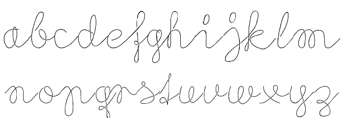 Flypflop Font LOWERCASE
