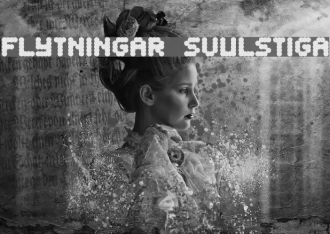 Flytningar Svulstiga Font examples