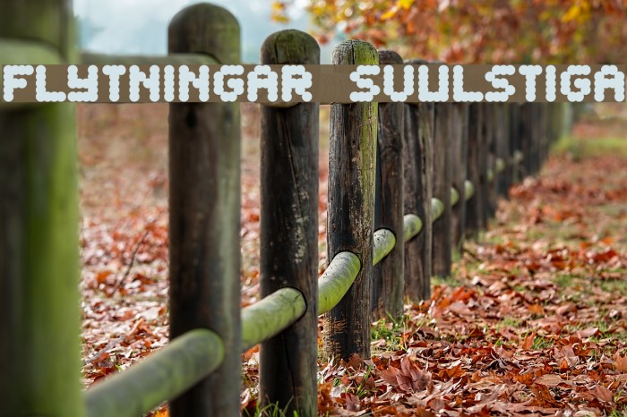 Flytningar Svulstiga Font examples