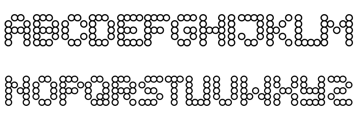 Flytningar sprutande Font LOWERCASE