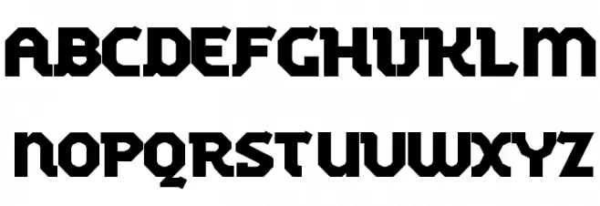 flaggers Regular Schriftart Groß