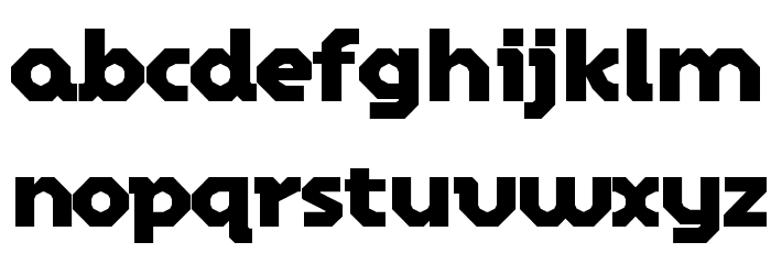 flaggers Regular Font LOWERCASE