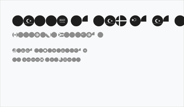 flags world color Business Card