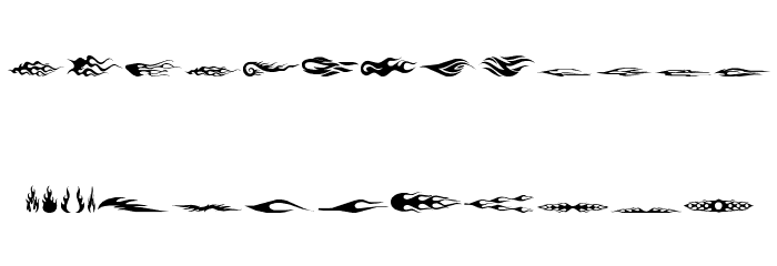 flamez by marioz Font LOWERCASE