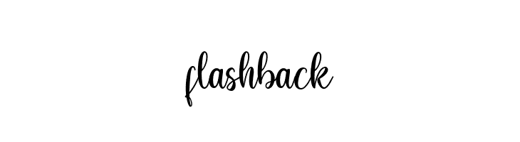 flashback  les polices de caractères gratuit tlcharger