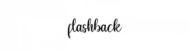 flashback  フリーフォントのダウンロード