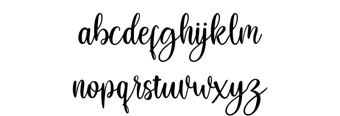 flashback Font LOWERCASE