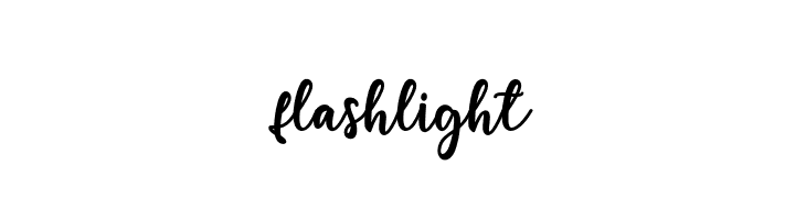 flashlight  Скачать бесплатные шрифты