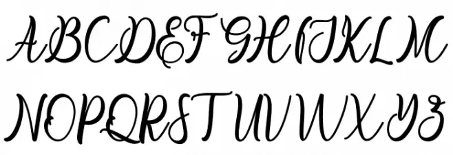 flashlight Schriftart Groß