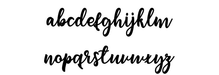 flashlight Font LOWERCASE