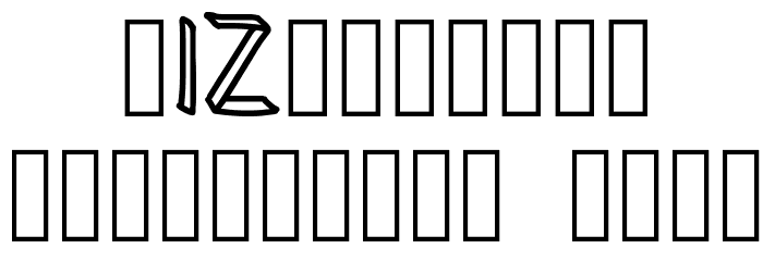 flatboard Font OTHER CHARS