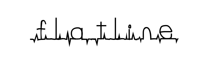 flatline Font