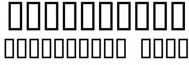 flatline Font OTHER CHARS