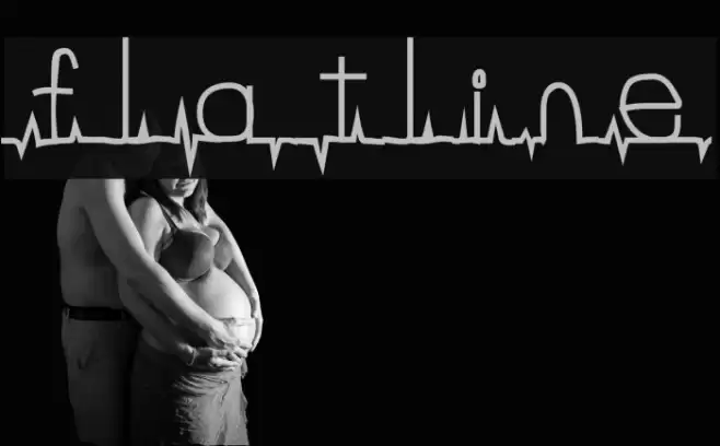 flatline Font examples