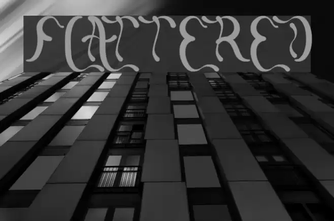 flattered Font examples