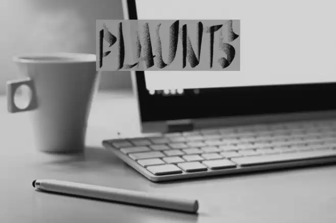 flaunts Font examples