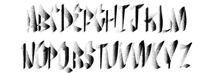 flaunts Font LOWERCASE