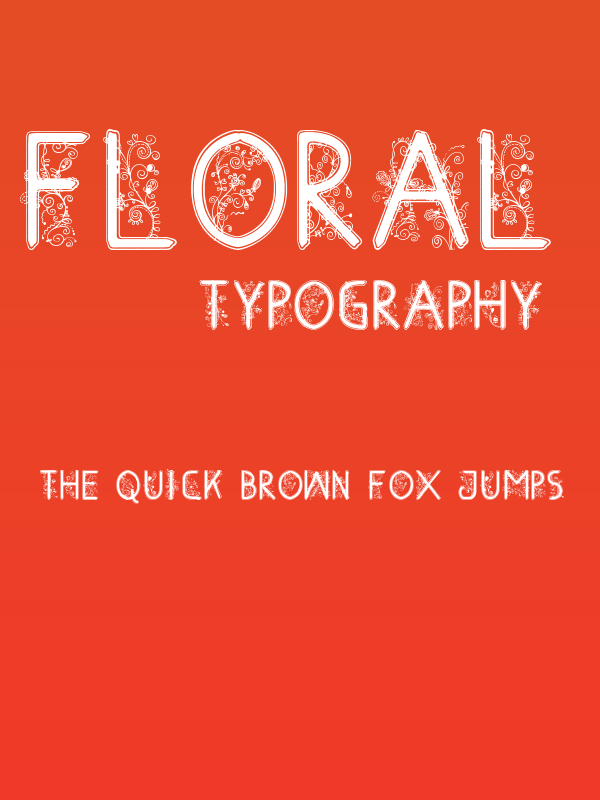 floral flower Poster