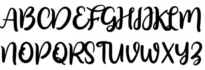 floristy Script Regular Polices MAJUSCULES