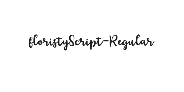 floristyScript-Regular Logo