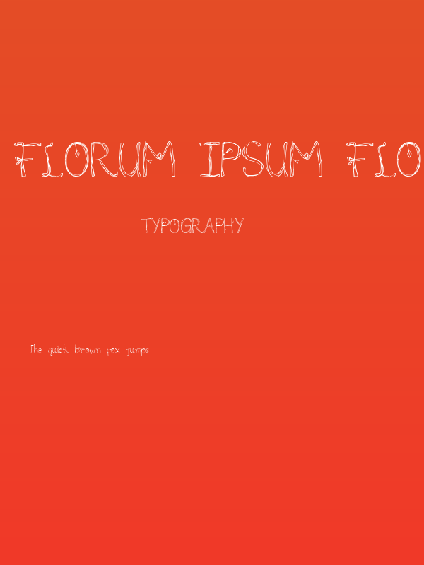 florum ipsum florum ipsum Poster