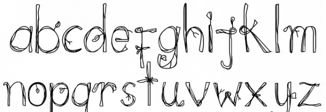 florum ipsum florum ipsum Schriftart Kleinbuchstaben