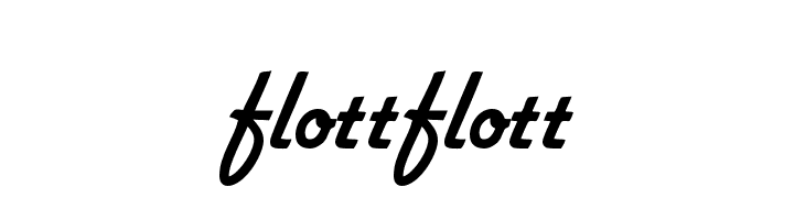 flottflott フォント