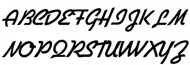 flottflott Schriftart Groß