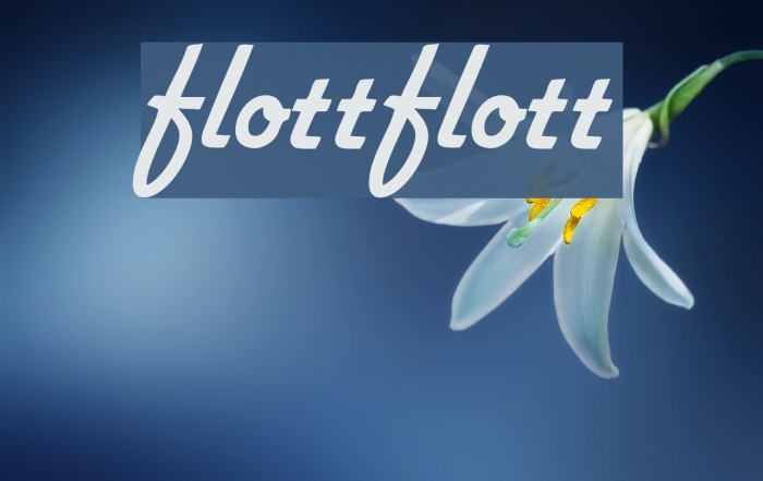 flottflott Font examples
