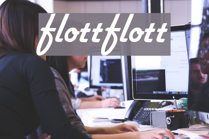 flottflott Font examples