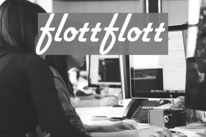 flottflott Font examples