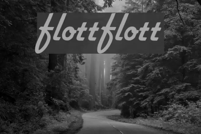 flottflott Font examples