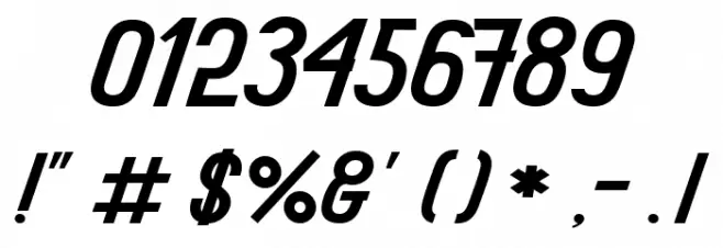 flourground Font OTHER CHARS