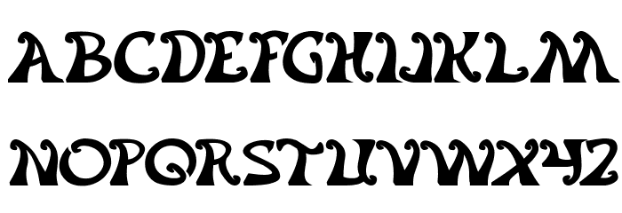 flower generation Font LOWERCASE